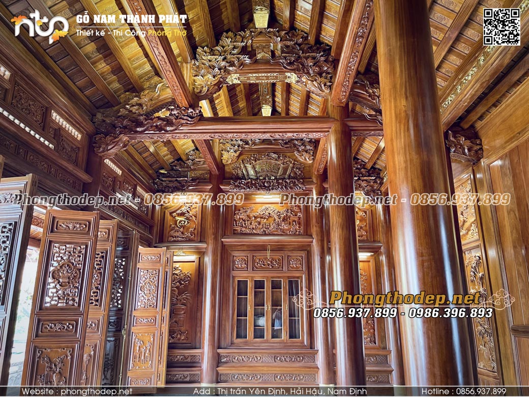 Nhà gỗ lim có tuổi thọ hàng trăm năm